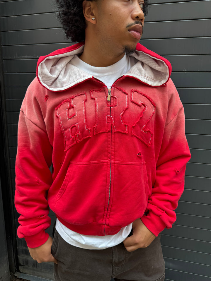 Cherry Thermal Zip Up