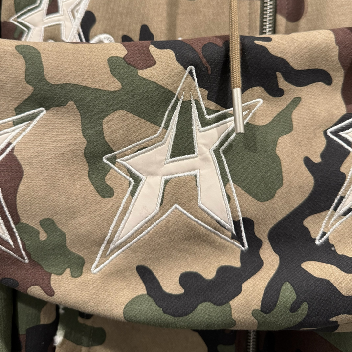 Camo Zip Up