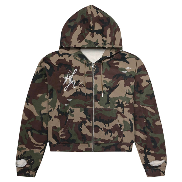 Camo Zip Up