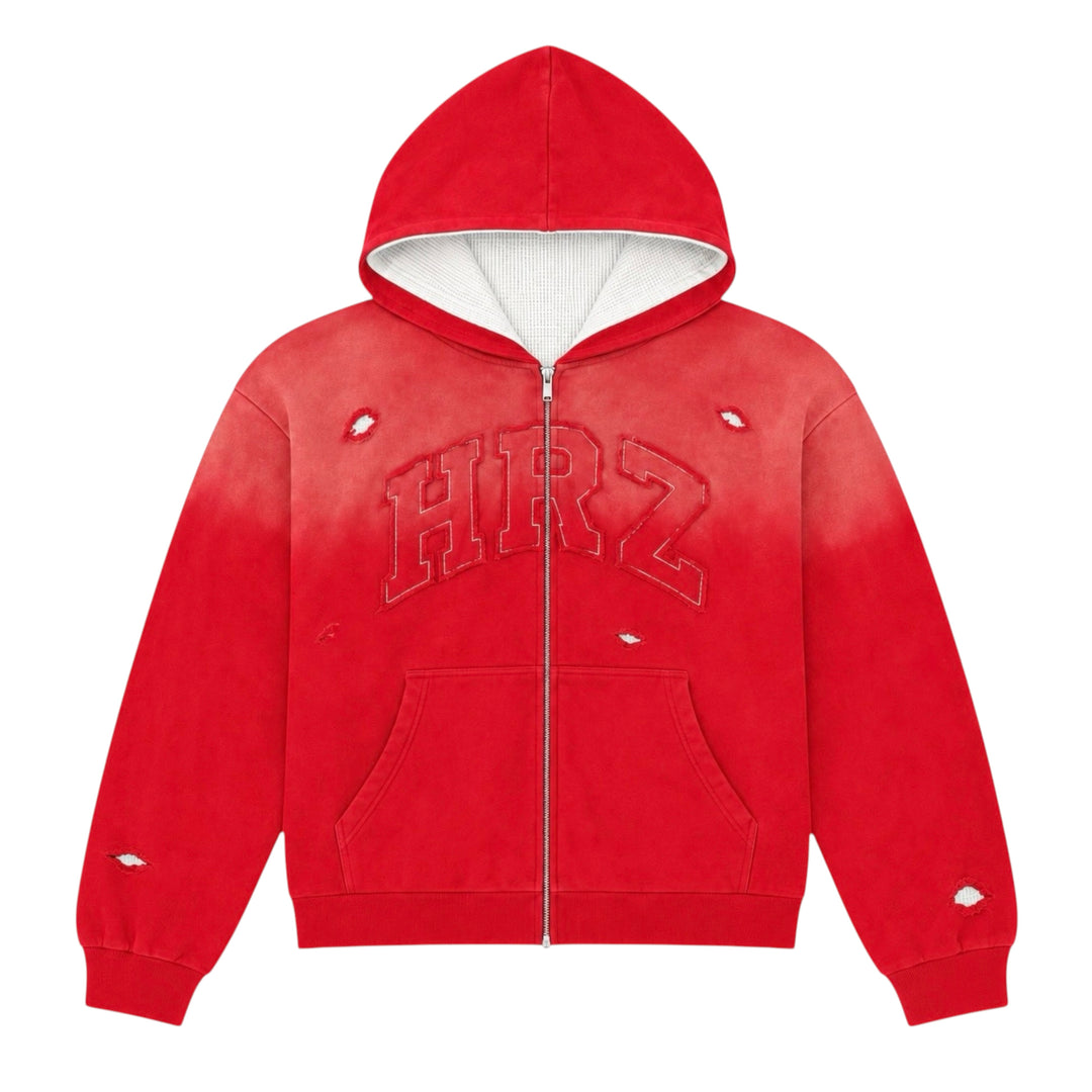 Cherry Thermal Zip Up