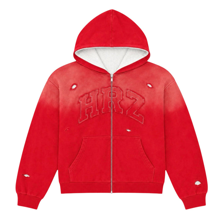 Cherry Thermal Zip Up